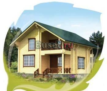 Дом из бруса 190x190 мм, 140 кв.м Москва