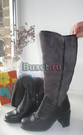 Шикарные Итальянские сапожкиНат. Кожа,35 разм Барнаул