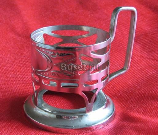 Подстаканник мельхиоровый Москва