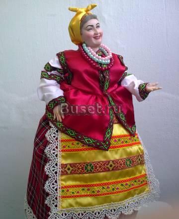 Авторская кукла на чайник "Солоха" Тюмень