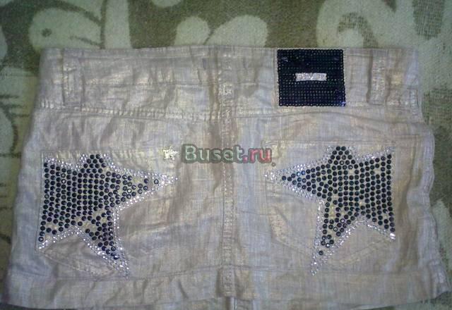 Мини-юбка темно золотистого цвета Новосибирск