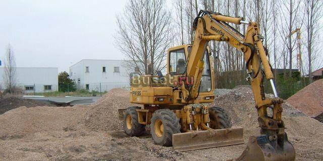 Экскаватор на колесном ходу Komatsu PW-95 Санкт-Петербург