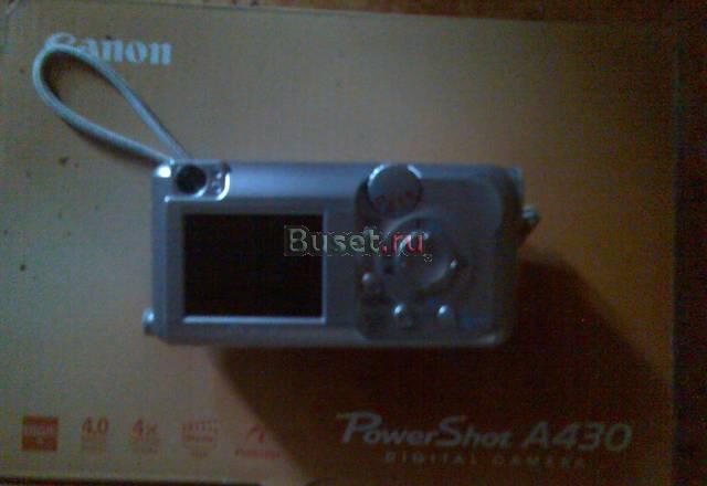 Цифровой фотоаппарат canon  power shot A430 Москва