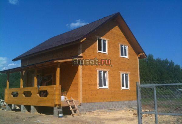 Брусовой дом для круглогодичного проживания Переславль-Залесский