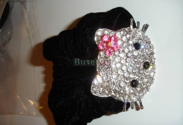 Резинки для волос hello kitty со стразами Москва