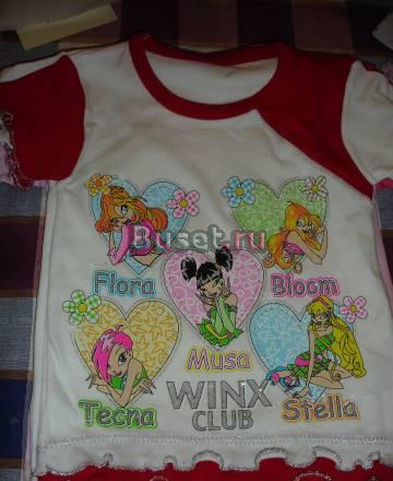 Футболка winx 4 цвета Москва