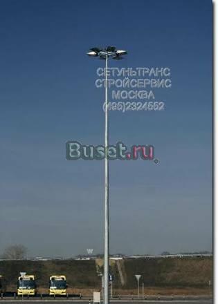 Опоры и столбы освещения. Мачты промышленные. Москва
