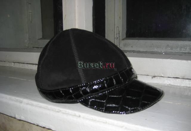 Кепка из натуральной замши Санкт-Петербург