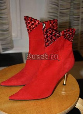 Замшевые полусапожки Санкт-Петербург