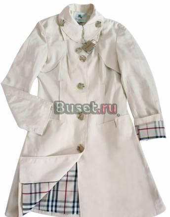 Белый тренч Burberry Москва