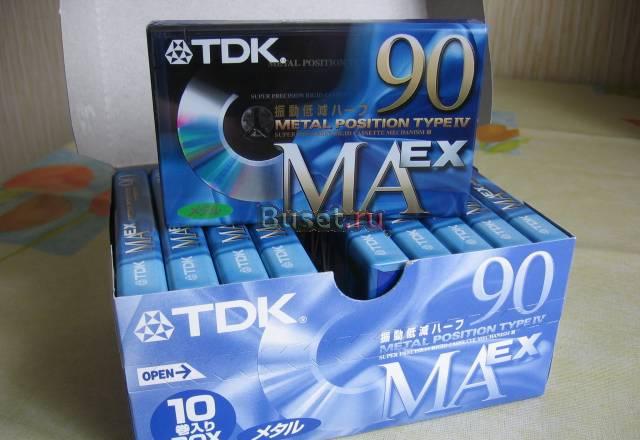 Кассеты TDK maex 90 Москва