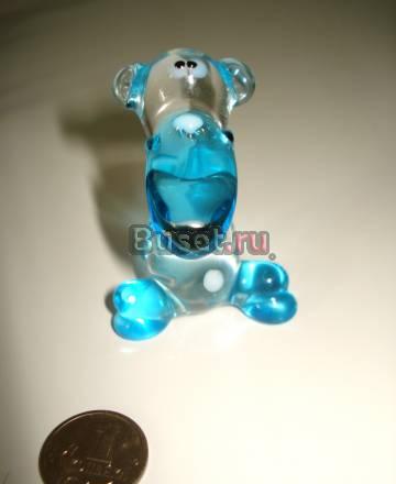 Стеклянная игрушка,фигурка из стекла,Обезьяна Москва