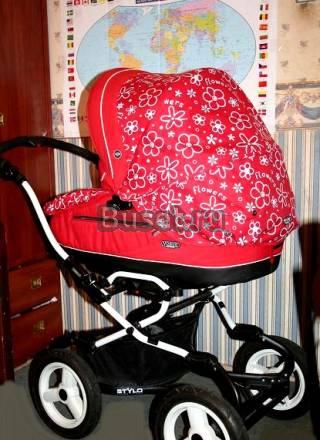 Продаю шикарную коляску 2 в 1 Bebecar Stylo AT бу Москва