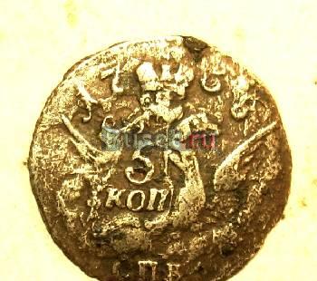Пять копеек 1758г Елец