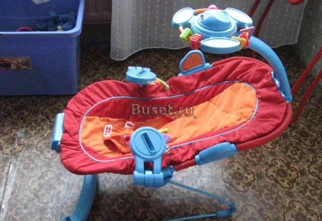 Шезлонг fisher price  с музыкой и вибрацией Санкт-Петербург