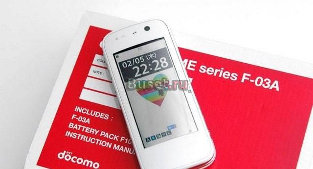 Стильный телефон из Японии Fujitsu F-03A GSM/3G Владивосток