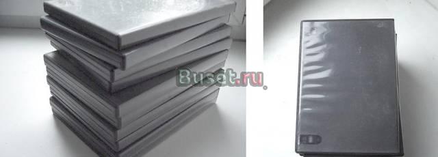 Пустые коробки для DVD/СD. 50 штук Москва