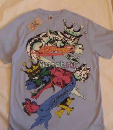 Мужская футболка ED hardy. Новая. 50р Москва