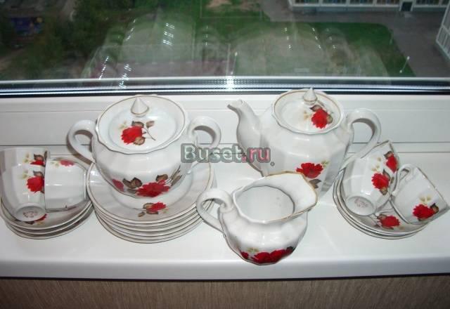 Сервиз кофейный и чайный фарфор Москва