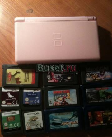 Nintendo DS Lite Pink б/у + 13 игр Санкт-Петербург