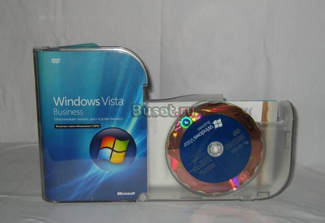 Windows Vista Business (SP1) RUS. 32 Bit. Box Москва