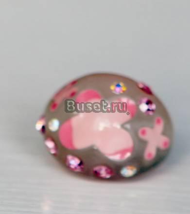 Продам кольцо розовое со стразами Москва