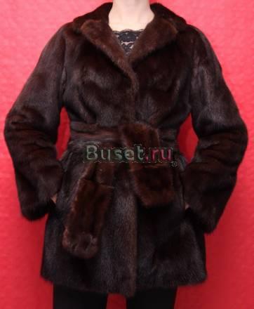 Норковая новая шуба Pierre Cardin (авто-леди полуш Москва