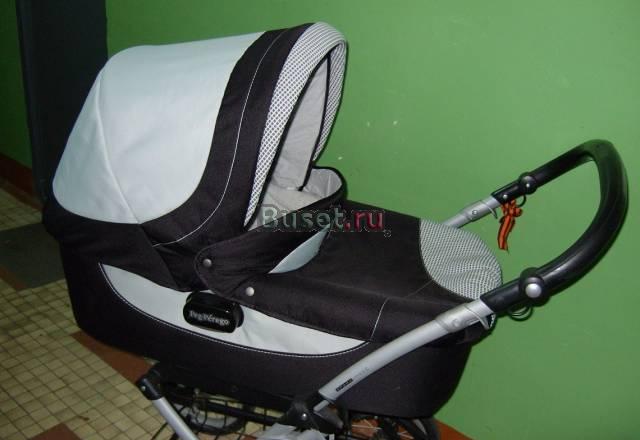 Коляска Peg-Perego Young, цветIce чёрный с белым Москва