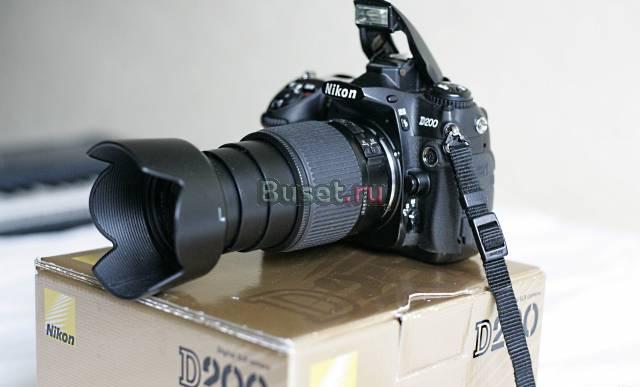 Nikon d200+новый в коробке 55-200mm+4GB+штатив Москва