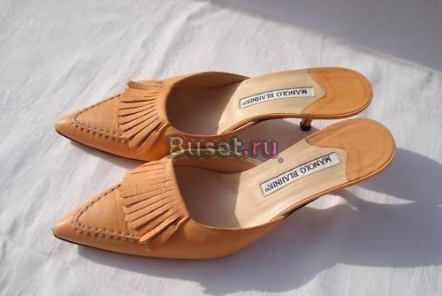 Туфли мюли Manolo Blahnik Оригинал Москва