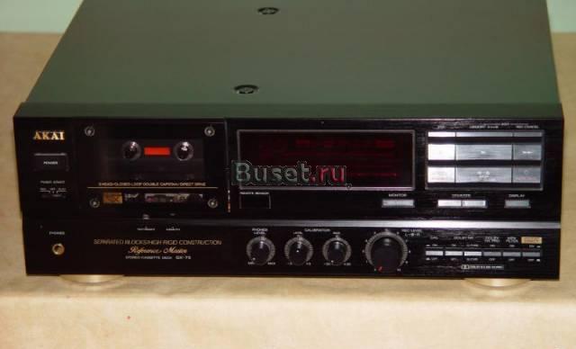 Дека akai - GX75 с пультом, состояние новой,торг Санкт-Петербург