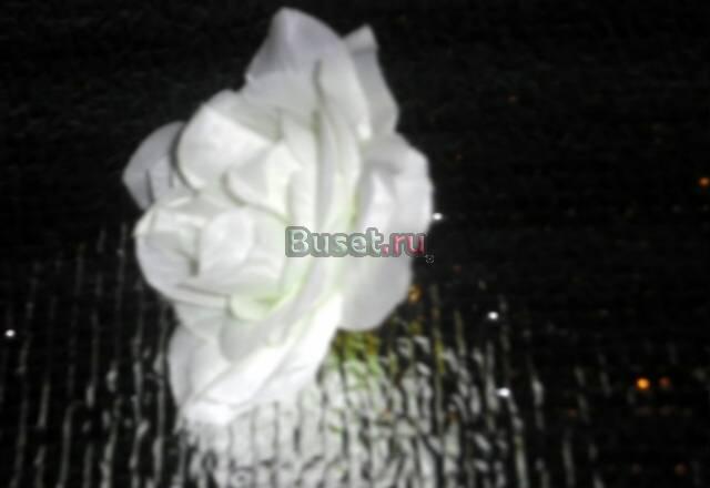 Кольцо-цветок роза (SF2 white) Санкт-Петербург