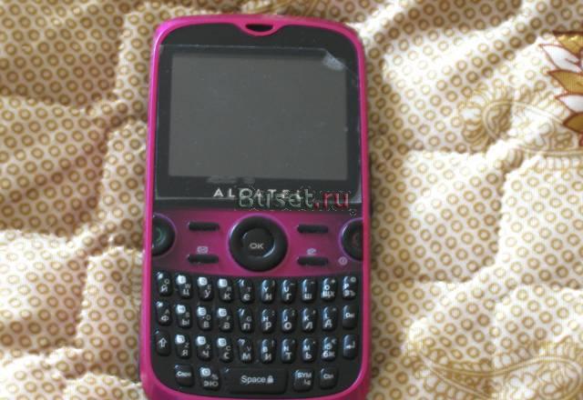 Alcatel OT-800 (розовый) два телефона Москва