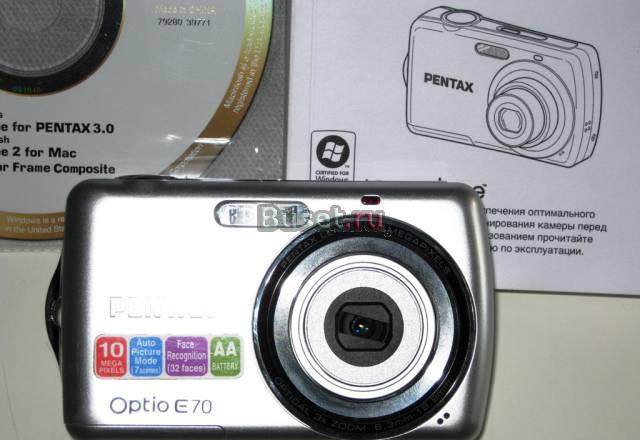 На запчасти фотоаппарат Pentax Optio E70 Москва