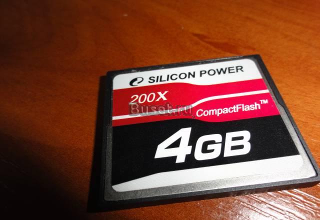 Карта памяти 4 gb CF Москва