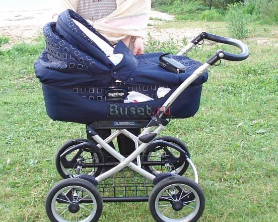 Коляска PEG-perego 2 в1(люлька+прогулочная) Москва