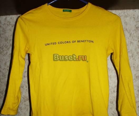 Желтая футболка Benetton Москва