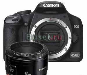 Canon 450D kit 18-55 или с 50mm f/1.8 + подарки Москва