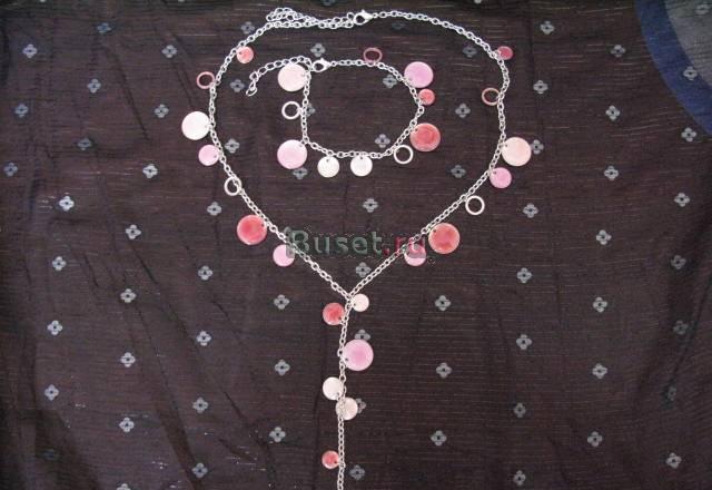 Комплект украшений (колье и браслет) Москва