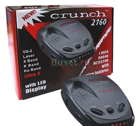Радар-детектор(антирадар) Crunch 2160(новый) Москва