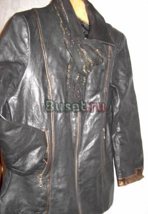 Куртка кожанная с кожан.отделкой 48 - 50 Санкт-Петербург