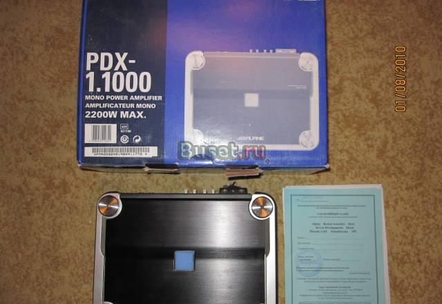 Усилитель alpine PDX-1.100 Москва