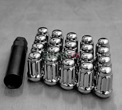 Хромированные колесные гайки от TPI Москва