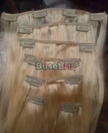 Волосы на заколках Москва