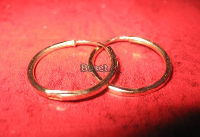 Серьги-кольца Москва