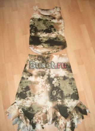 Летний комплект, юбка + майка Одинцово