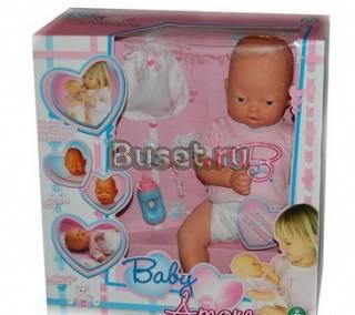 Кукла Baby Amore, сосущая пальчик, с аксессуарами Москва