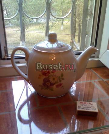 Заварочный чайник. Фарфор. Чехия Москва