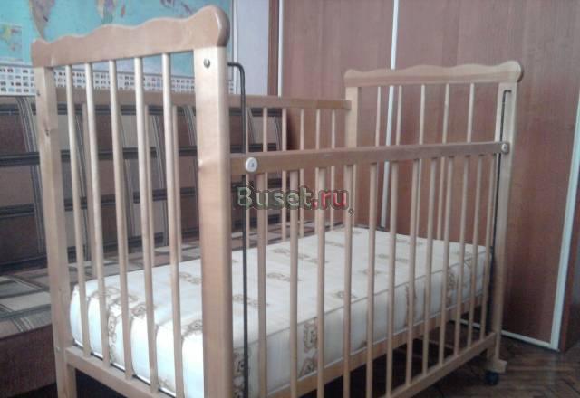 Детская кроватка (с матрасом) Москва