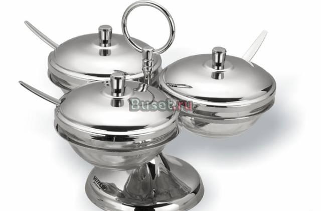 Набор для соуса и варенья на вращ.подстав.,VS-1262 Москва